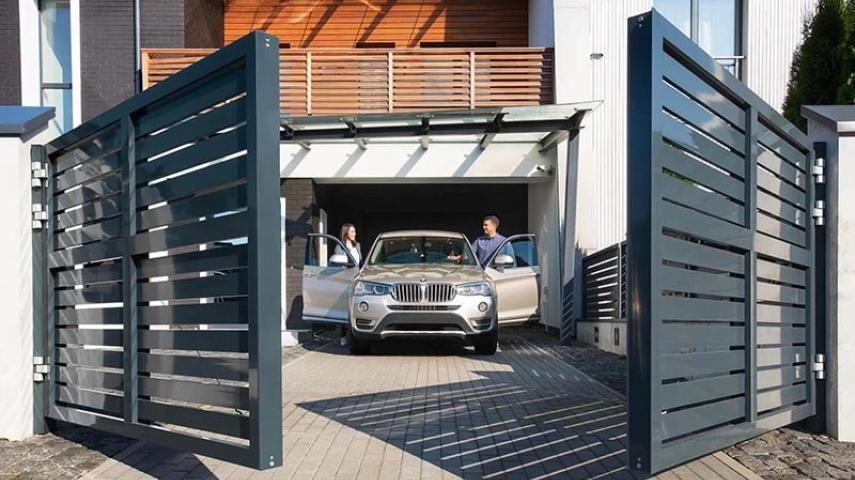 распашные ворота в Светлограде