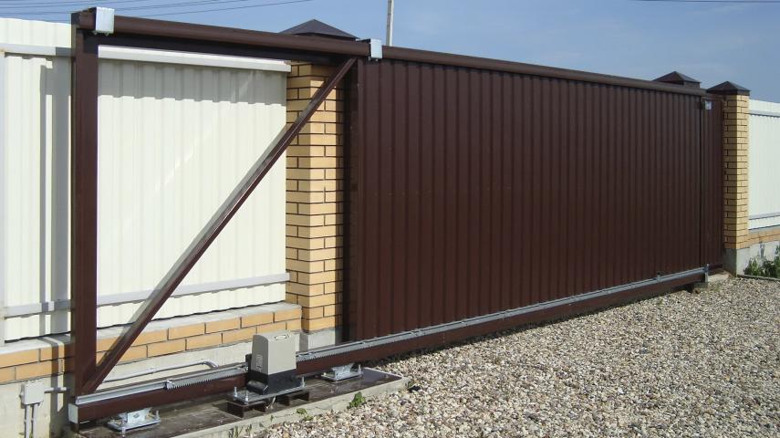 ворота из профлиста в Светлограде